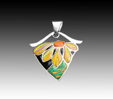 SUNFLOWER OPAL EARRINGS - Yellow Opal Earrings - Orange Opal Earrings - Green Opal Earrings - opal earrings dangle